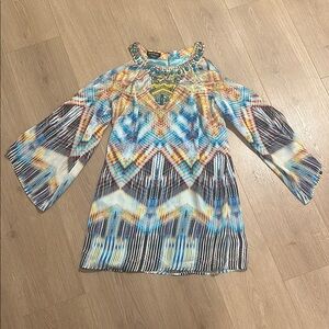 Colorful Boho Tunic Dress